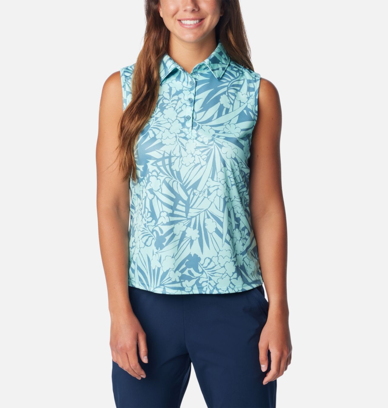 Women's PFG Super Tidal Tee™ Sleeveless Polo 1