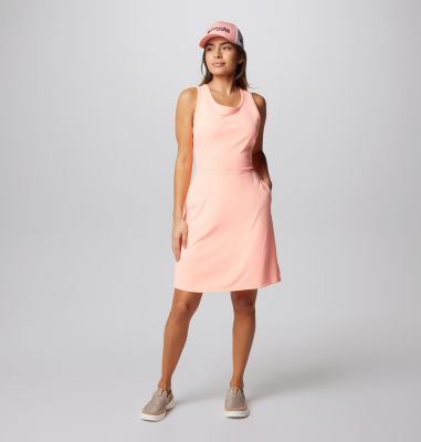 Women's PFG Tidal Dress, Color: Tiki Pink, image 3