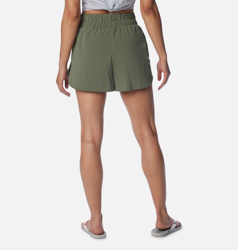 New NWT Columbia Shorts Women's XS Green Gray PFG Performance