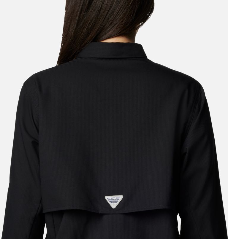 Women's PFG Tamiami Long Sleeve Tunic, Color: Black, image 5