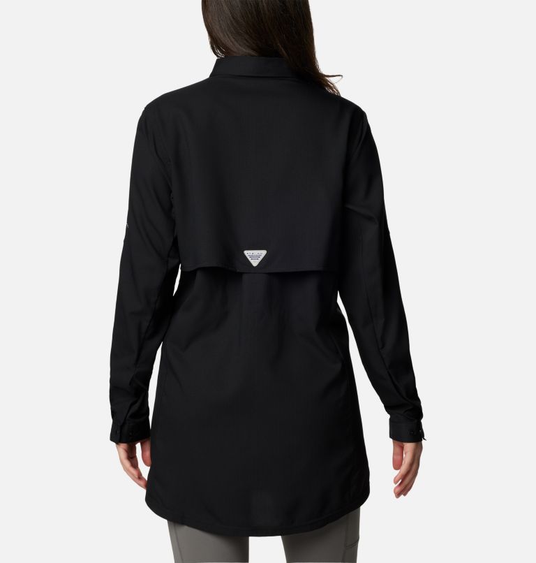 Women's PFG Tamiami Long Sleeve Tunic, Color: Black, image 2