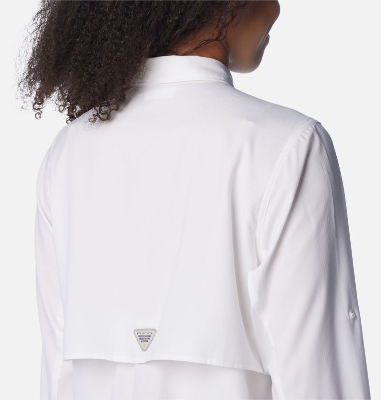 Thumbnail: Tunique à manches longues PFG Tamiami pour femme, Color: White, image 5
