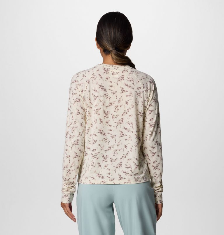 Women's PFG Uncharted Knit Long Sleeve Shirt, Color: Stone Huntfish, image 2