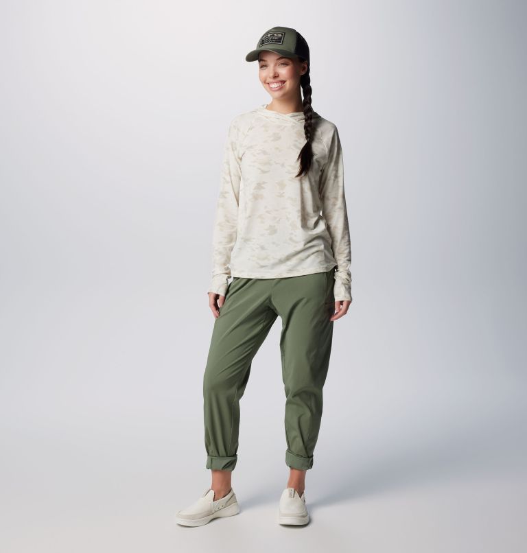 Thumbnail: Women's PFG Uncharted Hoodie, Color: Stone Uncharted Waters, image 3