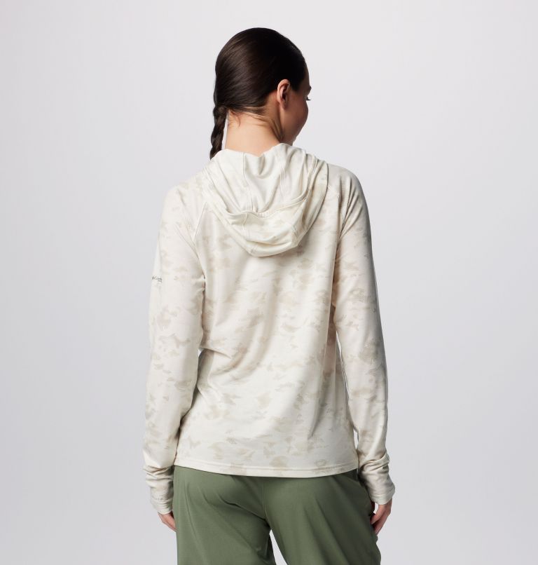 Women's PFG Uncharted Hoodie, Color: Stone Uncharted Waters, image 2