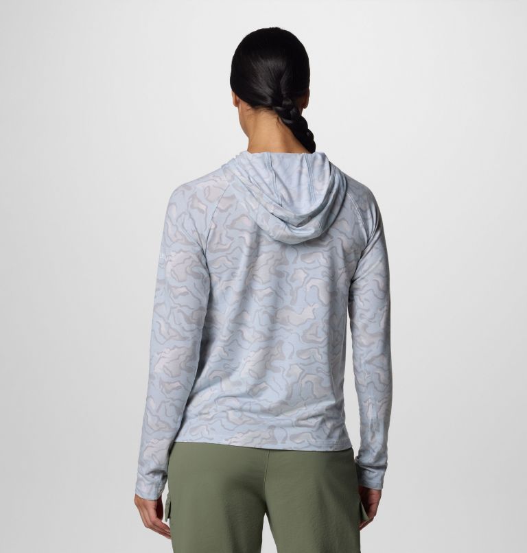 Women's PFG Uncharted Hoodie, Color: Nimbus Grey Swamplands, image 2