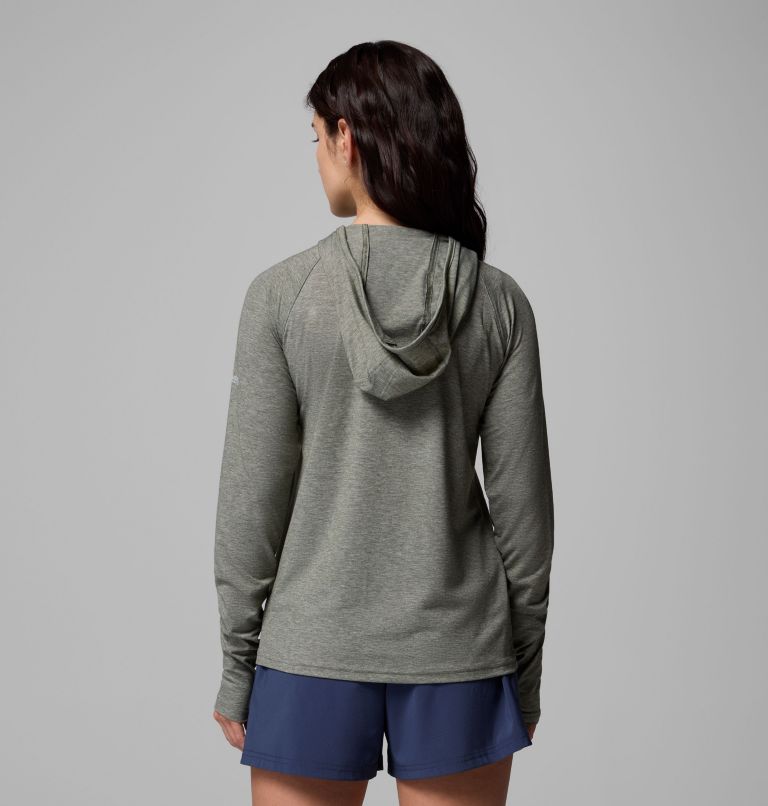 Women's PFG Uncharted Hoodie, Color: Cypress Heather, image 2