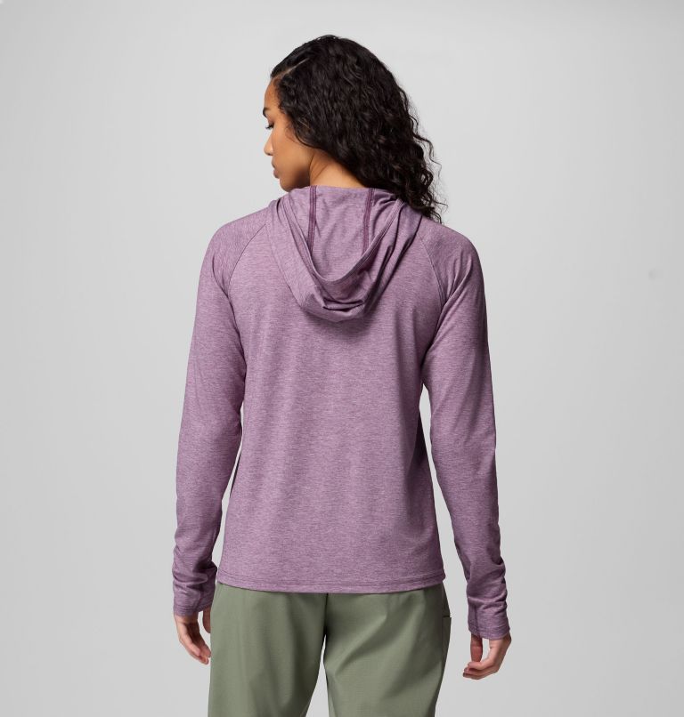 Women's PFG Uncharted Hoodie, Color: Dusty Purple Heather, image 3