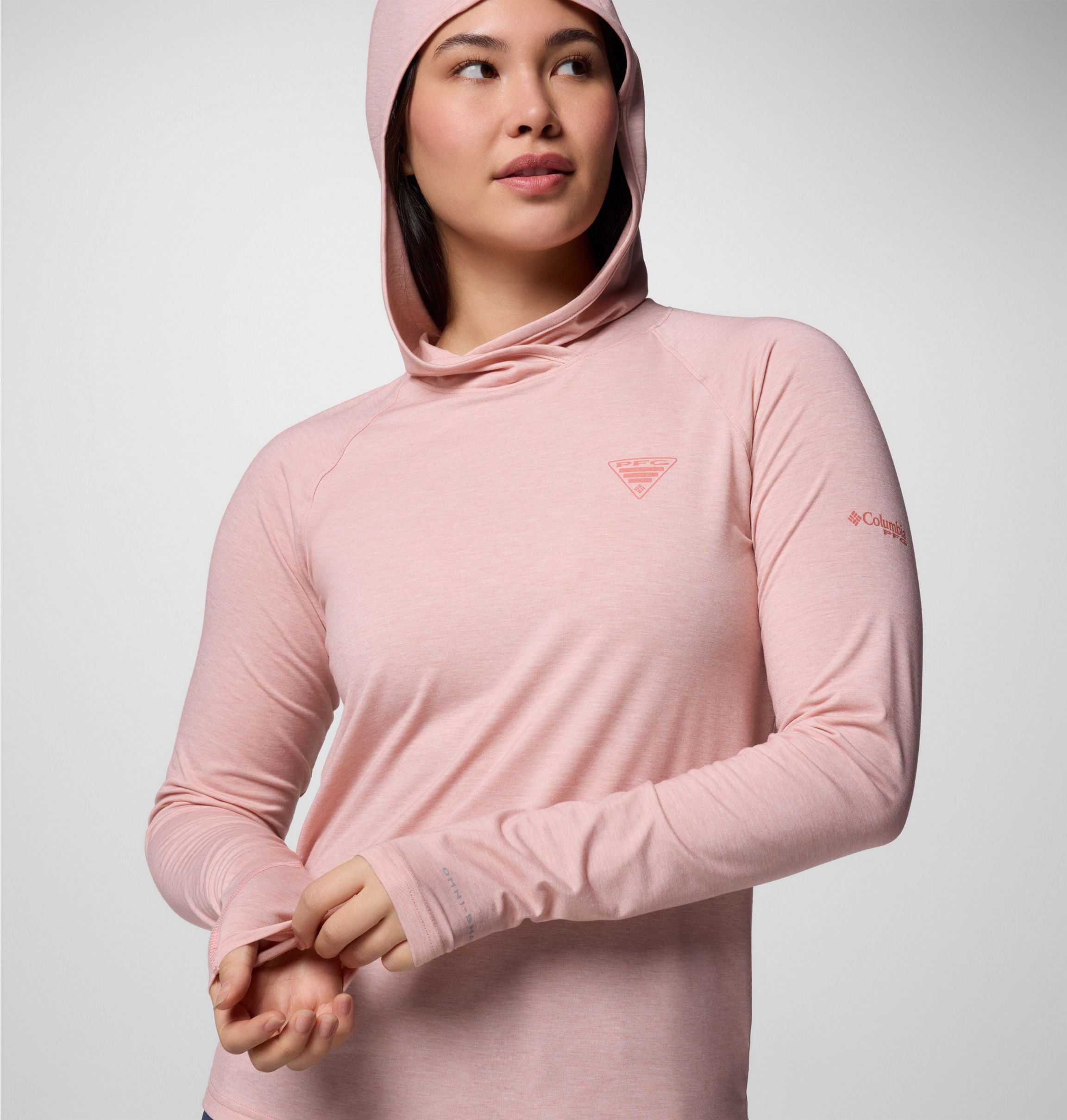売れ筋商品|||コロンビア カットソー トップス レディース PFG Uncharted Hoodie - Women's Faux Pink Heather Women's PFG Uncharted Hoodie | Columbia