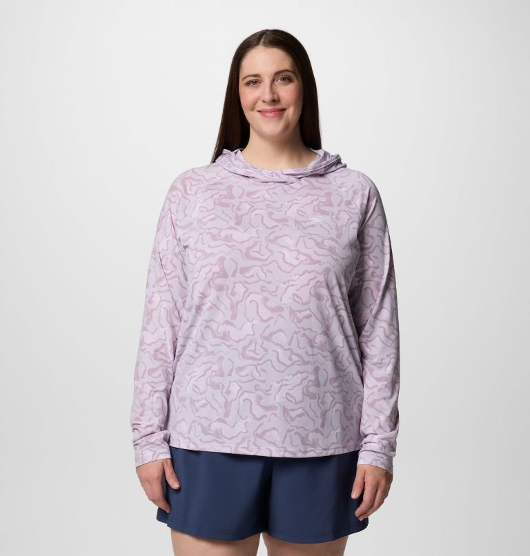 PFG Uncharted Hoodie, Color: Lavender Pearl Swamplands, image 1
