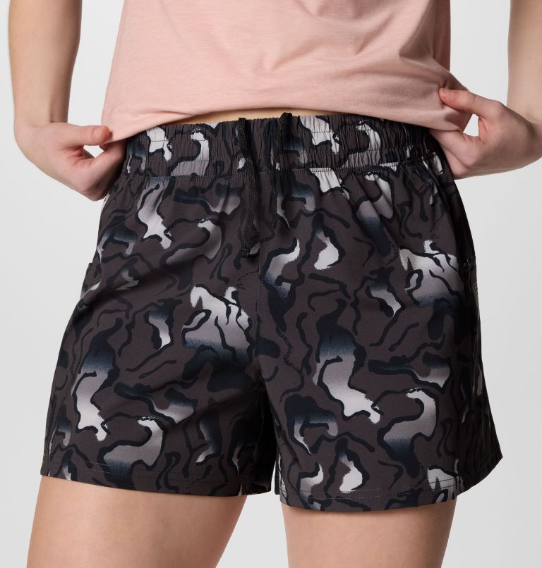 Women's PFG Uncharted Shorts, Color: Shark Swamplands, image 4