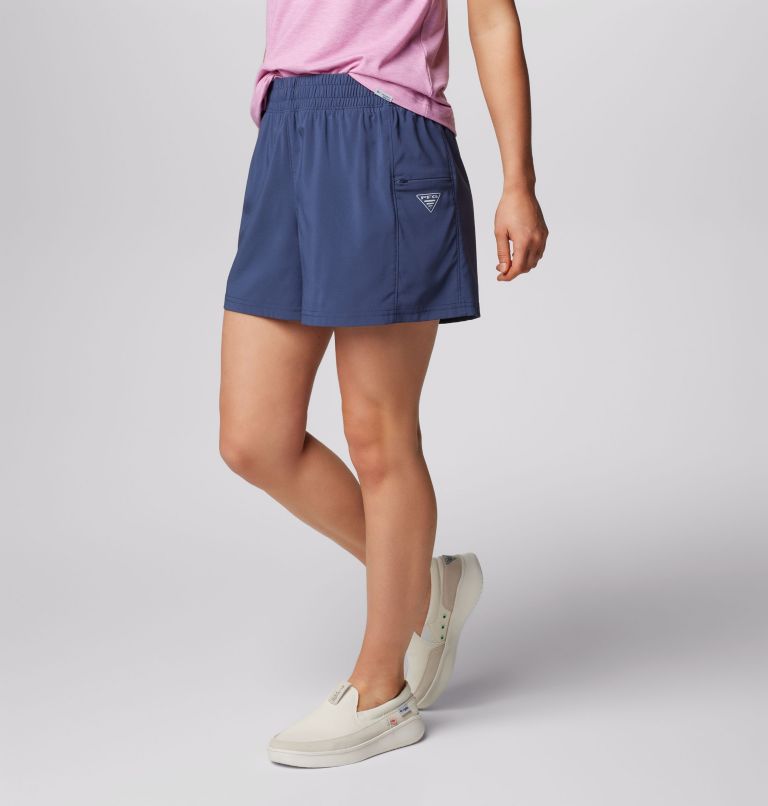 Women's PFG Uncharted Shorts, Color: Nocturnal, image 4