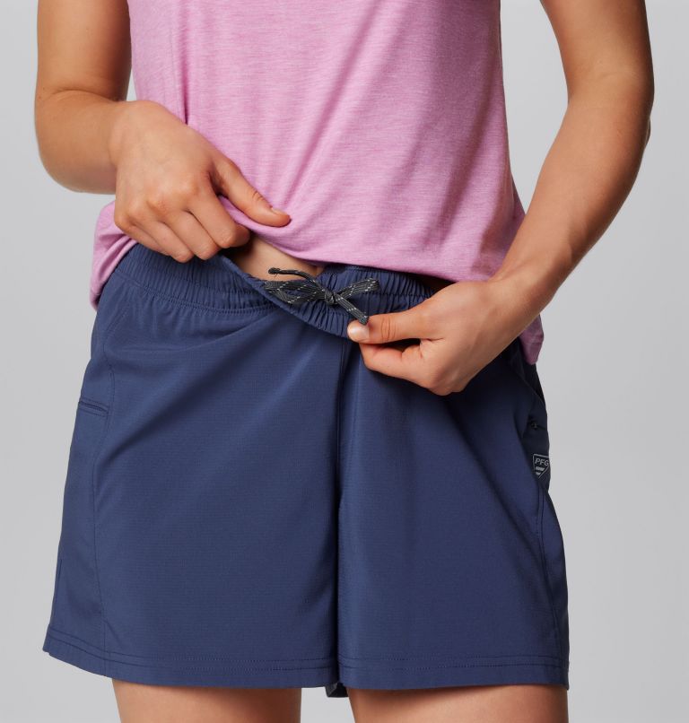 Women's PFG Uncharted Shorts, Color: Nocturnal, image 5