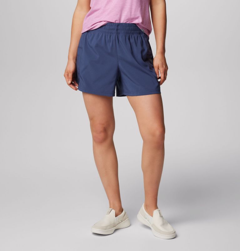 Thumbnail: Women's PFG Uncharted Shorts, Color: Nocturnal, image 2