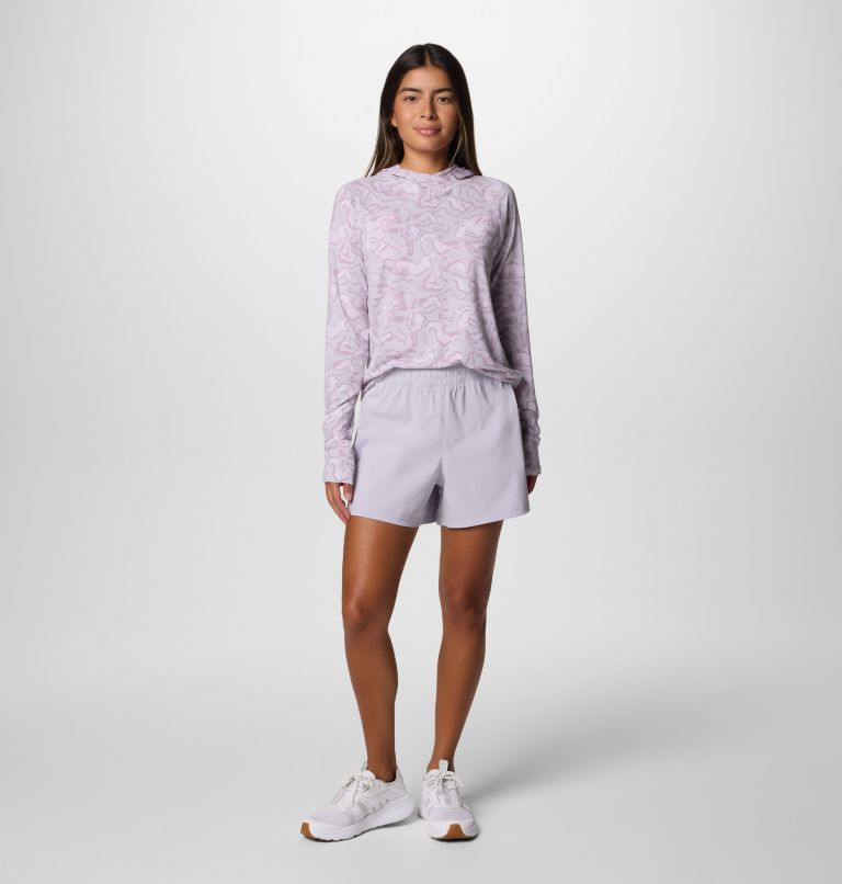 Women's PFG Uncharted Shorts, Color: Lavender Pearl, image 6