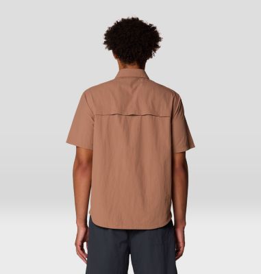 Men's Stryder Short Sleeve Shirt, Color: New Clay, image 3