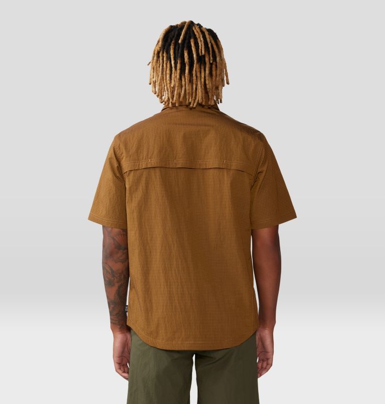 Men's Stryder Short Sleeve Shirt, Color: Copper Clay, image 2
