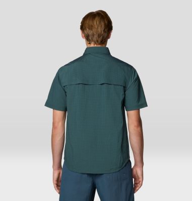Men's Stryder Short Sleeve Shirt, Color: Blue Pine Ripstop, image 7