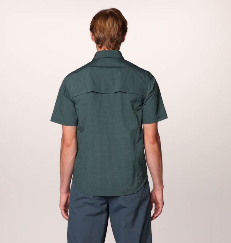 Men's Stryder Short Sleeve Shirt, Color: Blue Pine Ripstop