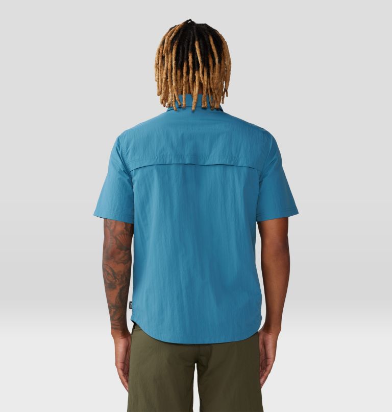 Men's Stryder Short Sleeve Shirt, Color: Caspian, image 2
