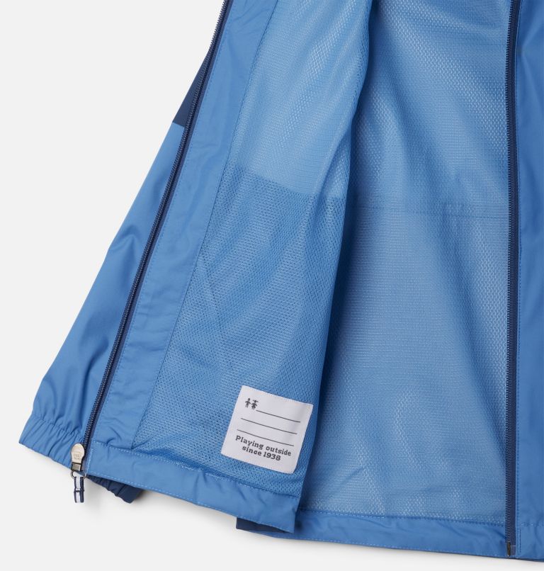 Youth Dalby Springs II Waterproof Hiking Jacket, Color: Skyler, Dark Mountain, image 3