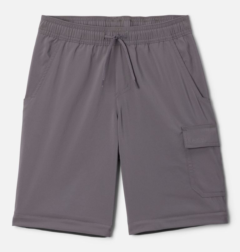 Boys' Silver Ridge Utility Convertible Pants, Color: City Grey, image 3