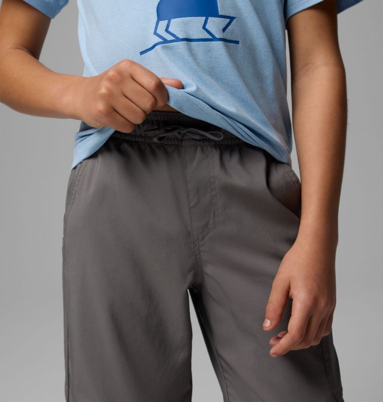 Boys' Silver Ridge Utility Convertible Pants, Color: City Grey, image 4