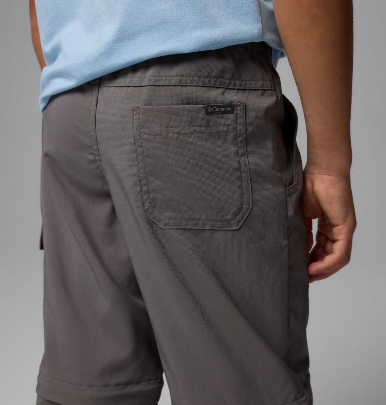 Boys' Silver Ridge Utility Convertible Pants, Color: City Grey, image 5