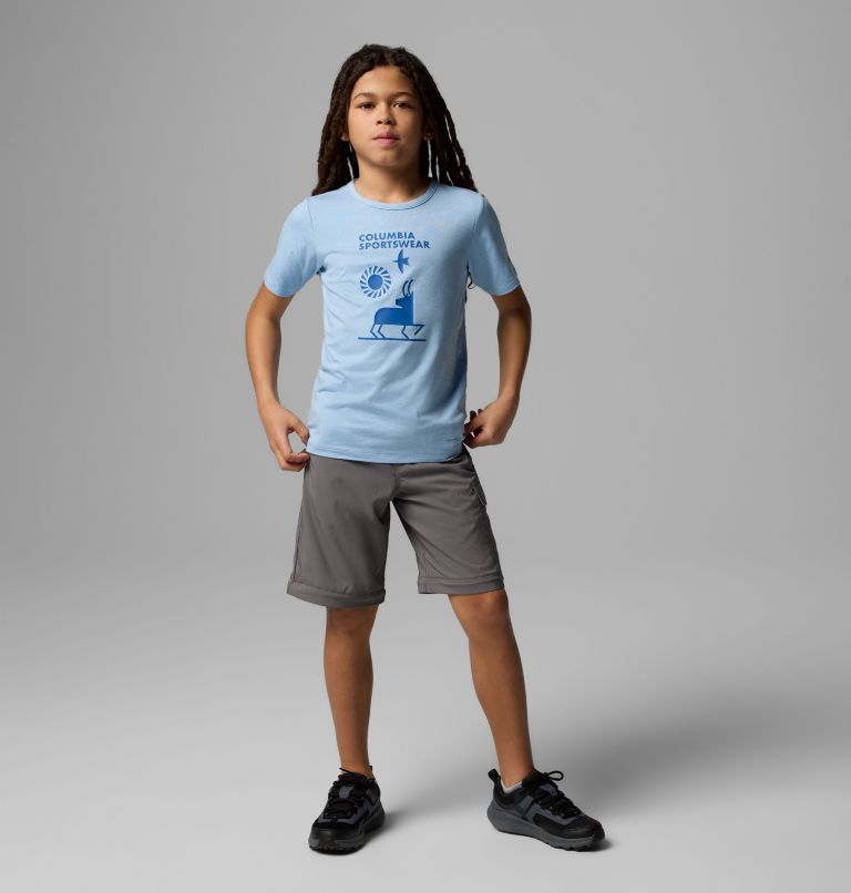 Boys' Silver Ridge Utility Convertible Pants, Color: City Grey, image 6
