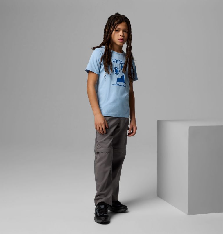 Boys' Silver Ridge Utility Convertible Pants, Color: City Grey, image 7