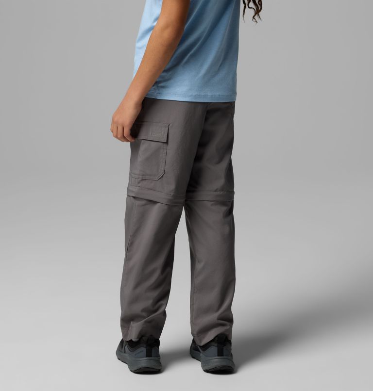 Boys' Silver Ridge Utility Convertible Pants, Color: City Grey, image 2