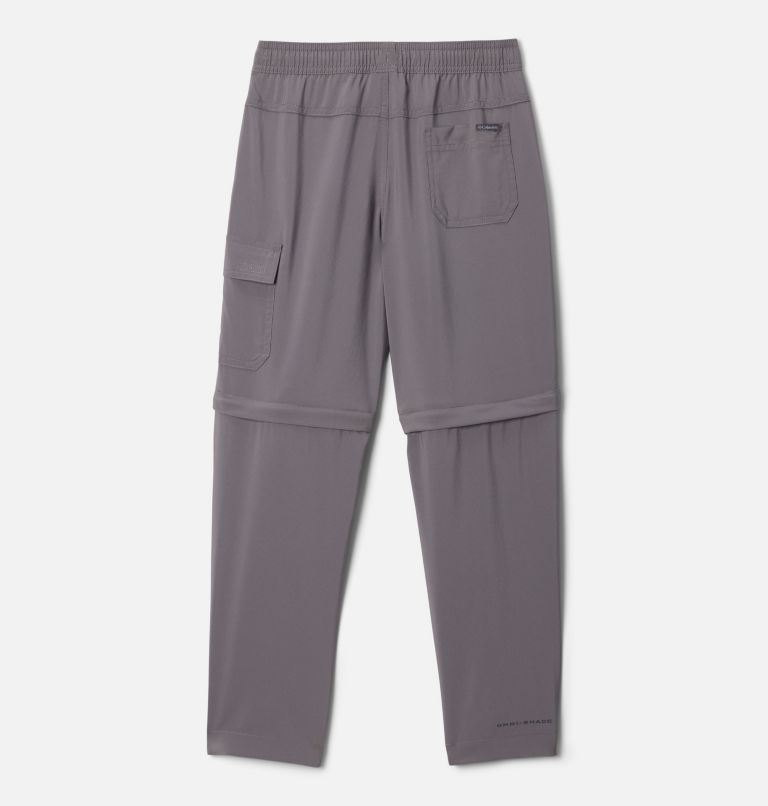 Boys' Silver Ridge Utility Convertible Pants, Color: City Grey, image 2