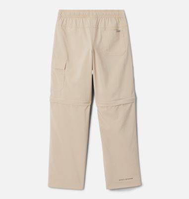 Boys' Silver Ridge Utility Convertible Hiking Trousers, Color: Ancient Fossil, image 2