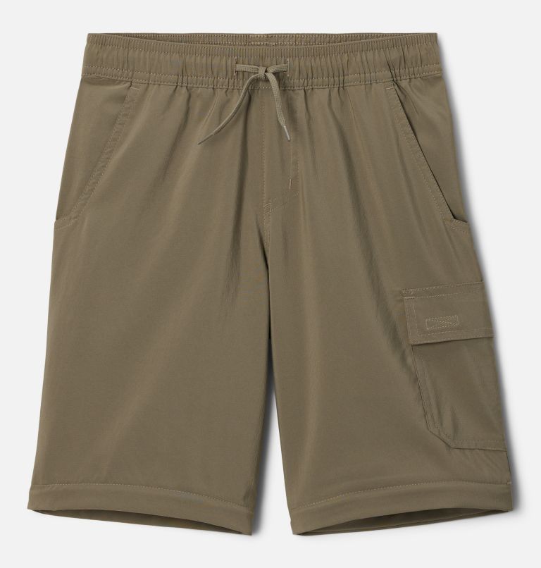 Boys' Silver Ridge Utility Convertible Hiking Trousers, Color: Stone Green, image 3