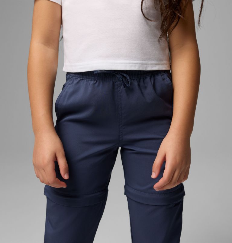 Girls' Silver Ridge Utility Convertible Hiking Trousers, Color: Nocturnal, image 5
