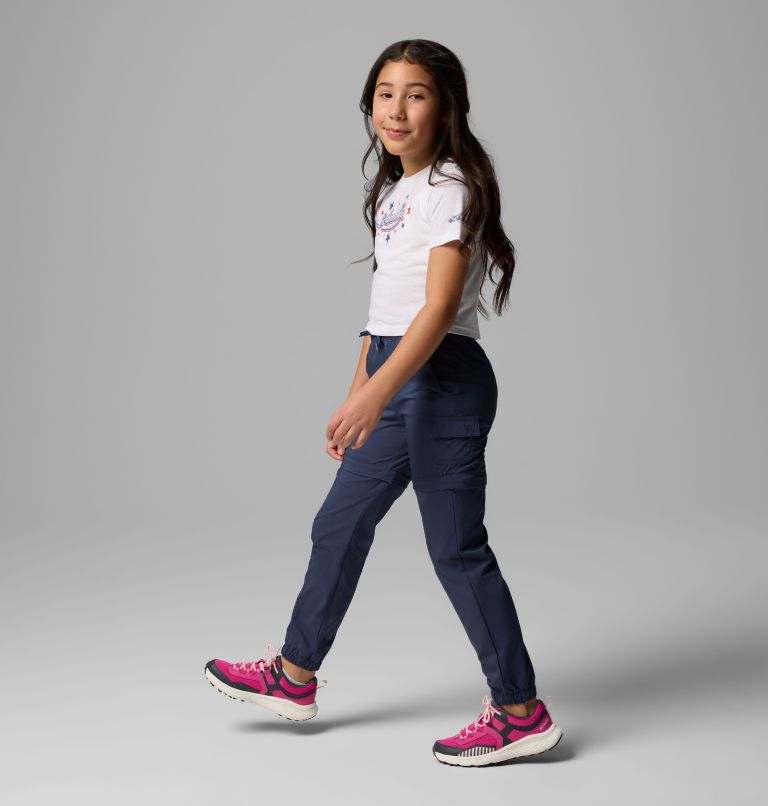 Girls' Silver Ridge Utility Convertible Hiking Trousers, Color: Nocturnal, image 8