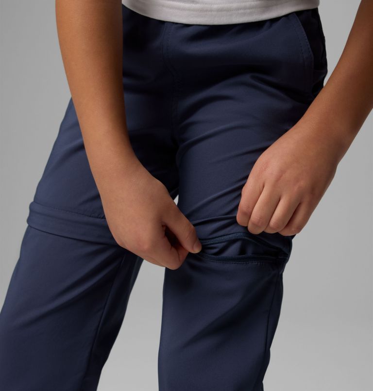 Girls' Silver Ridge Utility Convertible Hiking Trousers, Color: Nocturnal, image 9