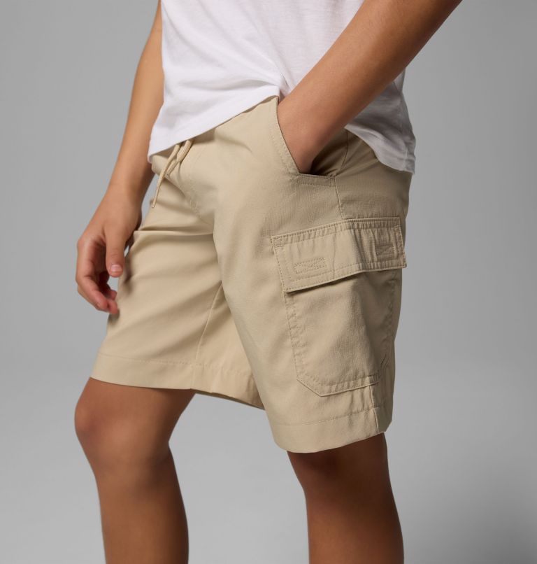 Boys' Silver Ridge Utility Hiking Shorts, Color: Ancient Fossil, image 6