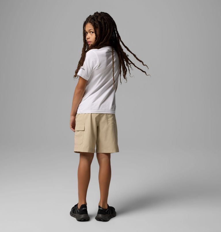 Boys' Silver Ridge Utility Hiking Shorts, Color: Ancient Fossil, image 3