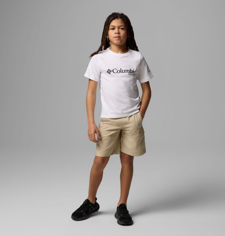 Boys' Silver Ridge Utility Hiking Shorts, Color: Ancient Fossil, image 1