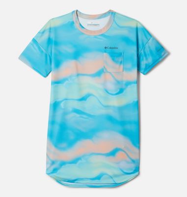 Columbia kids' Unisex Mount Echo Omni-Shade Short Sleeve Graphic T Shirt