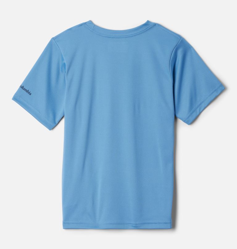 Boys' Fork Stream Technical Graphic T-Shirt, Color: Skyler, Lakeside Badge, image 2