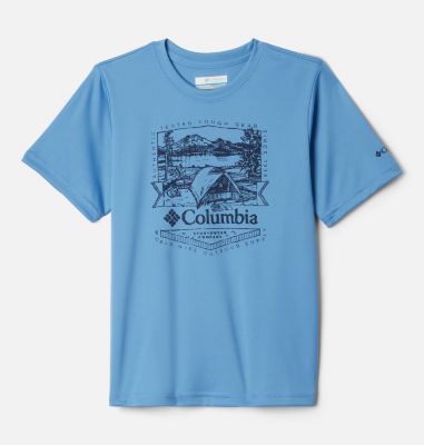 Las mejores ofertas en Camisetas Niños Azul Columbia, camisas y camisetas  para Niños