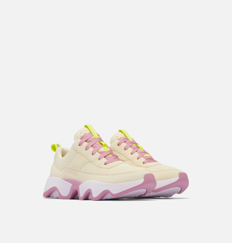 Women's Kinetic Impact II Wonder Lace Sneaker, Color: Honey White, Dazed Mauve, image 2