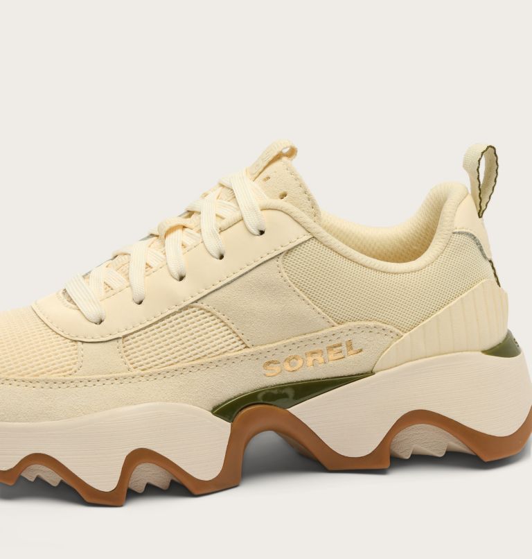 Women's Kinetic Impact II Wonder Lace Sneaker, Color: Honey White, Utility Green, image 10