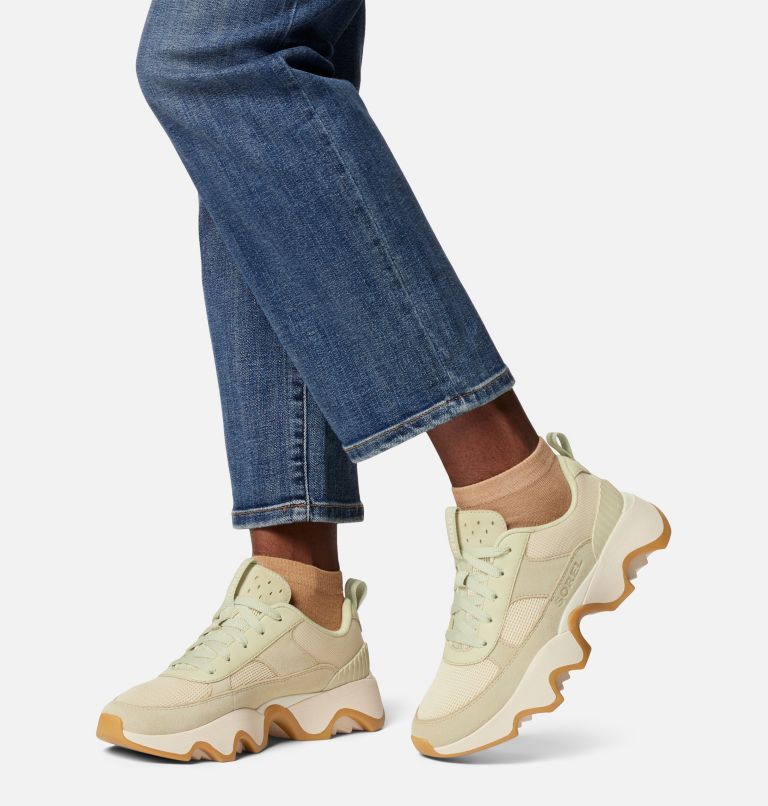 Women's Kinetic Impact II Wonder Lace Sneaker, Color: Light Aloe, Tawny Buff, image 12