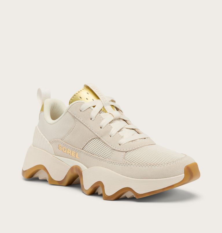 KINETIC Impact II Wonder Lace Women's Sneaker, Color: True Gold, Chalk, image 6