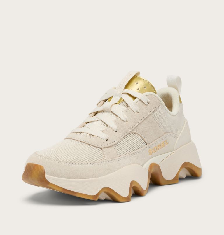 KINETIC Impact II Wonder Lace Women's Sneaker, Color: True Gold, Chalk, image 7