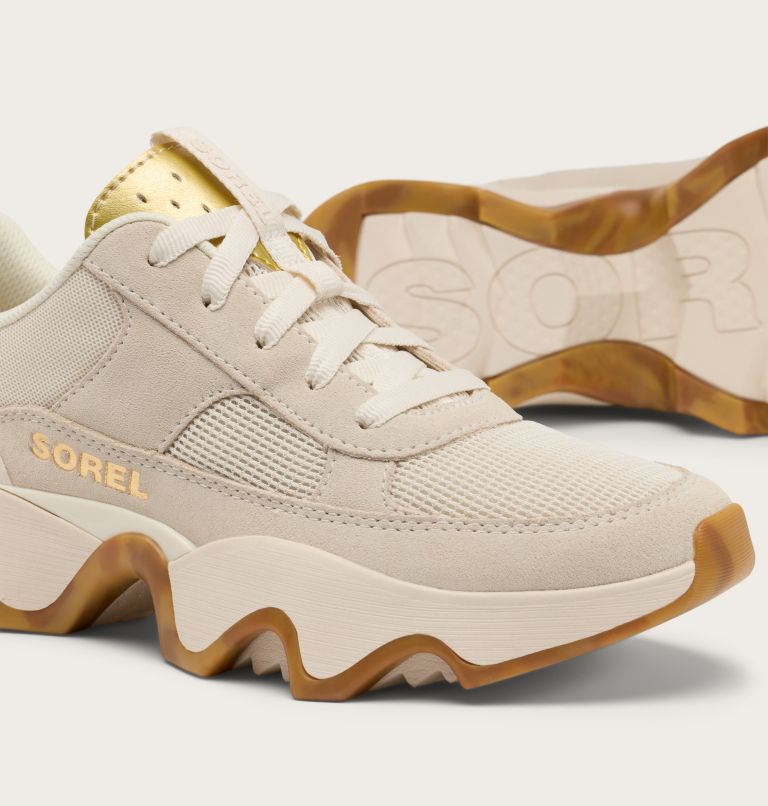 KINETIC Impact II Wonder Lace Women's Sneaker, Color: True Gold, Chalk, image 9