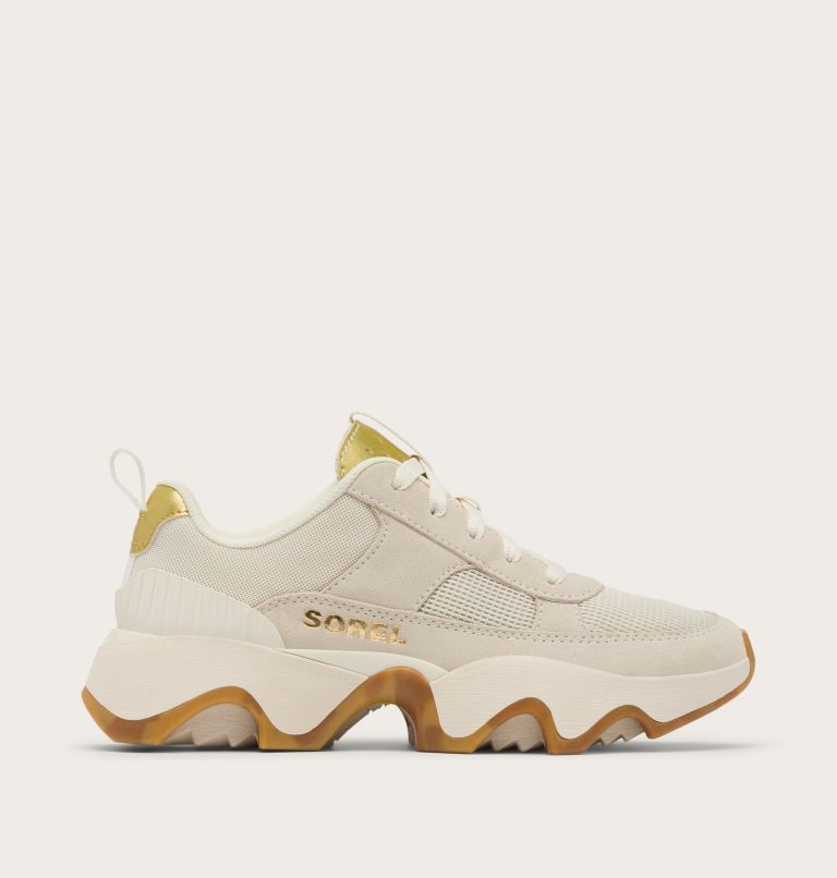 KINETIC Impact II Wonder Lace Women's Sneaker, Color: True Gold, Chalk, image 1